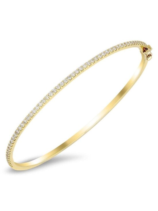 Anthropologie Jewelry - Diamond Bangle Bracelet Q860